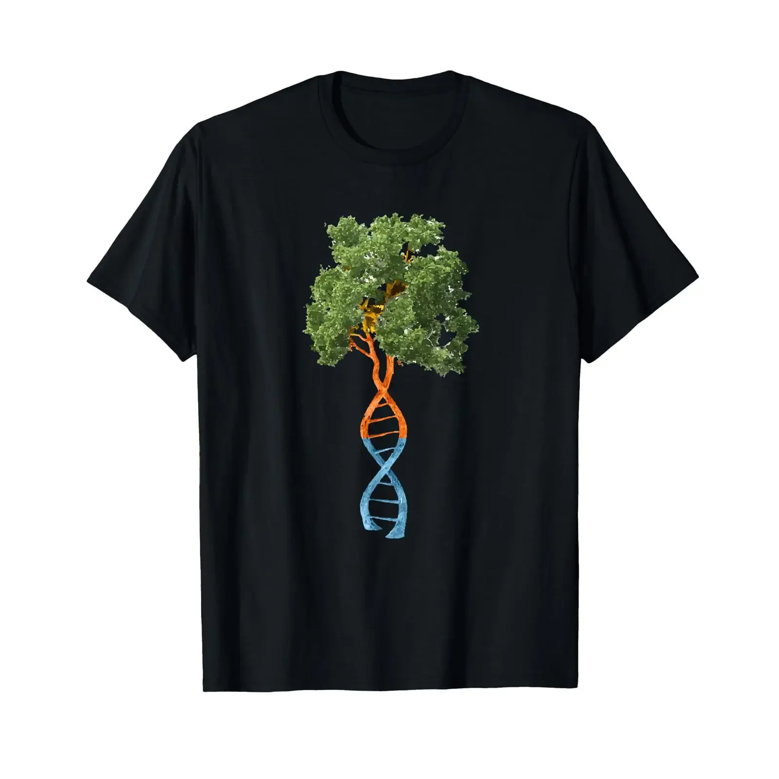 DNA Tree Of Life Earth Science Genetics Environment Biology T Shirt vintage Washed Unisex graphic Stylish Breathable Slightly