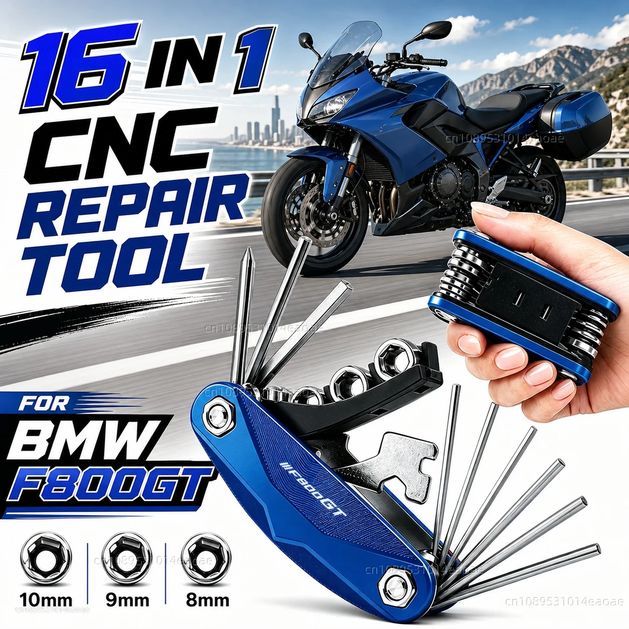 

FOR BMW F800GT 2013-2018 Motorcycle Tool Repair Kit Multifunctional Screwdriver Wrench Hex Key Set Portable Bike Maintenance