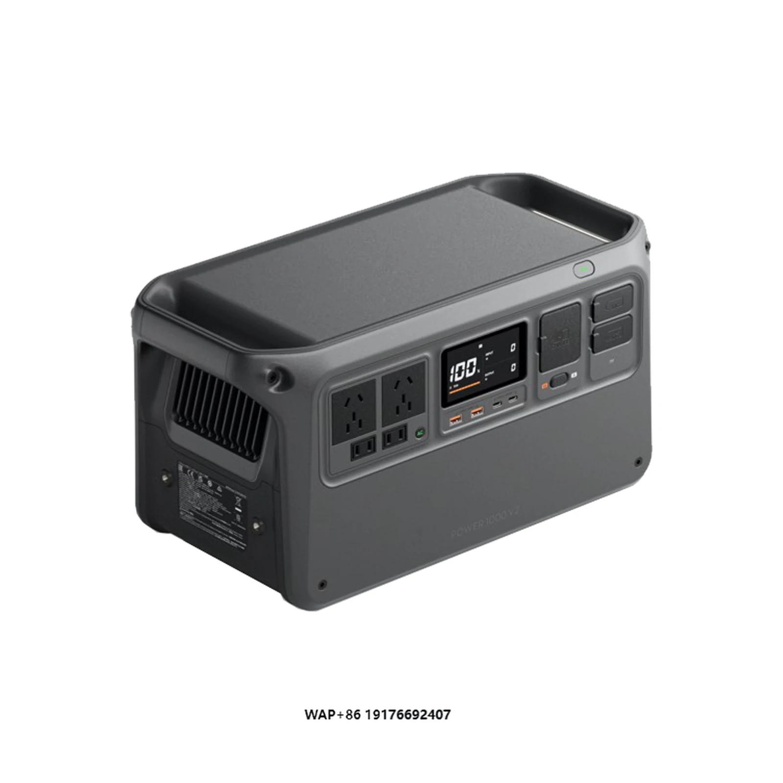 New Product D JI POWER 1000v2  Mobile Power 2600W Camping Car Outdoor Energy Storage Battery 1kWh