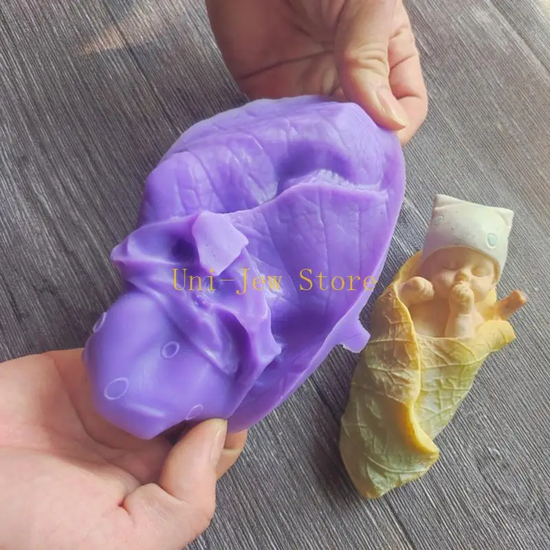 40GB Wrapped Sleep for Doll Decor Mold Resin Beauty Mold for Pendant Jewelry Mak