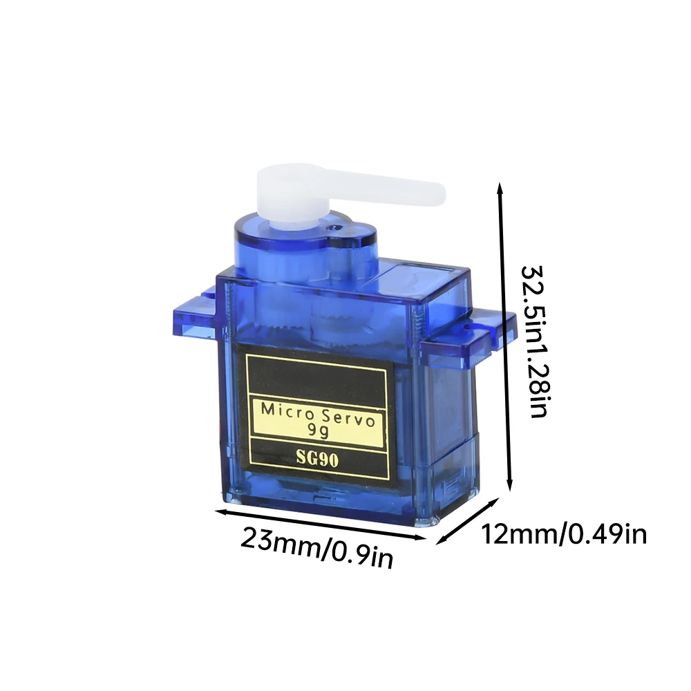 Servomotor Sg90 Micro 9g 180 montaje de 360 grados Kit Sg90 sin engranaje de Metal Pro Rc coche de juguete avión Arduino Uno Diy