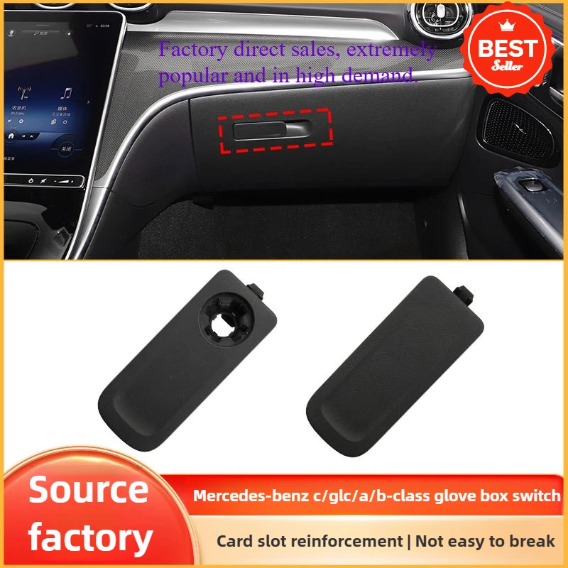 

Glove Box Switch Handle for Mercedes A B C GLC Class W247 W206 W254, Toolbox Lock Release Button