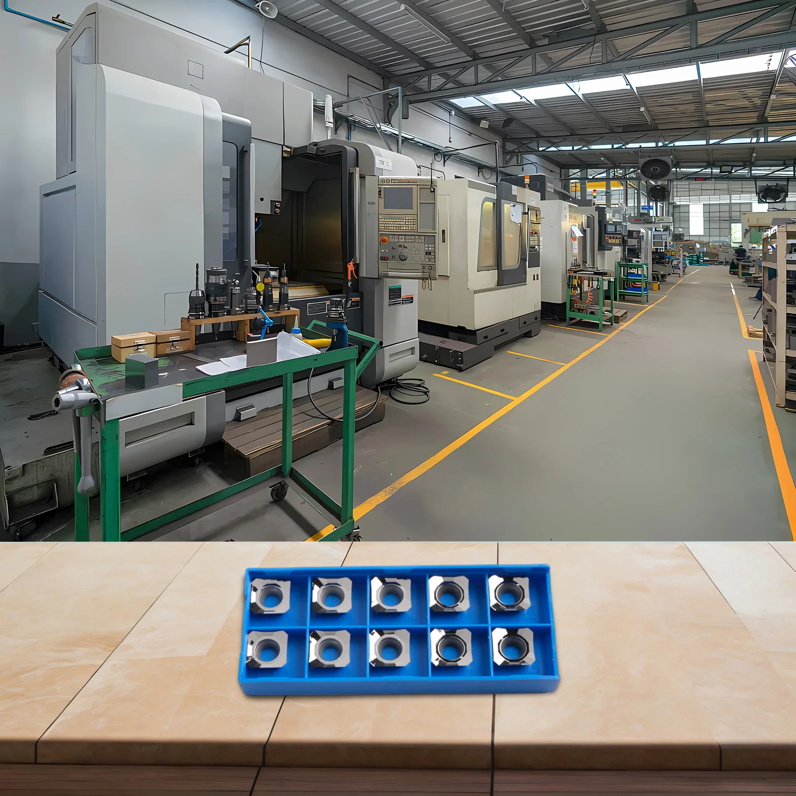 SEHT 43 AFFN 83 حشوة طحن مع تسامح ضيق وأداء ممتاز للألمنيوم والنحاس عبوة من 10 قطع #2