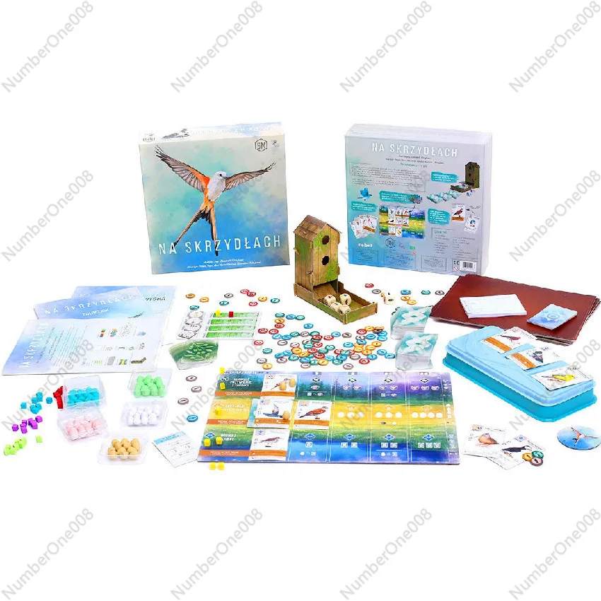 Wavelength Wingspan Hummingbird Wavelength Full English Family Party Board Game Card Party Game