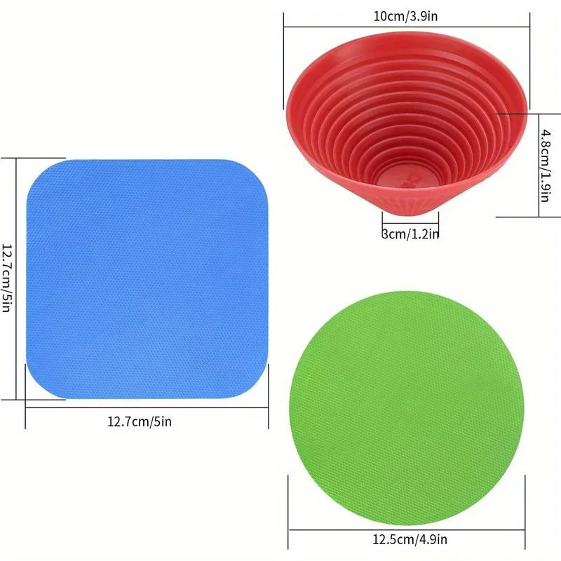 1PC Rubber Can Opener Pad Reusable Bottle Opening Booster Anti-slip Easy-to-Use Gripper for Elderly Children Kitchen Gadgets