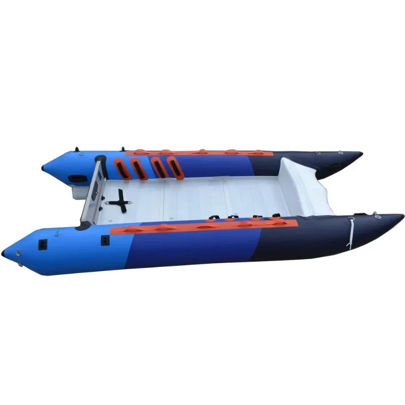 11FT Aluminum Floor Inflatable Thundercat Racing Boat Inflatable Catamaran for Sale