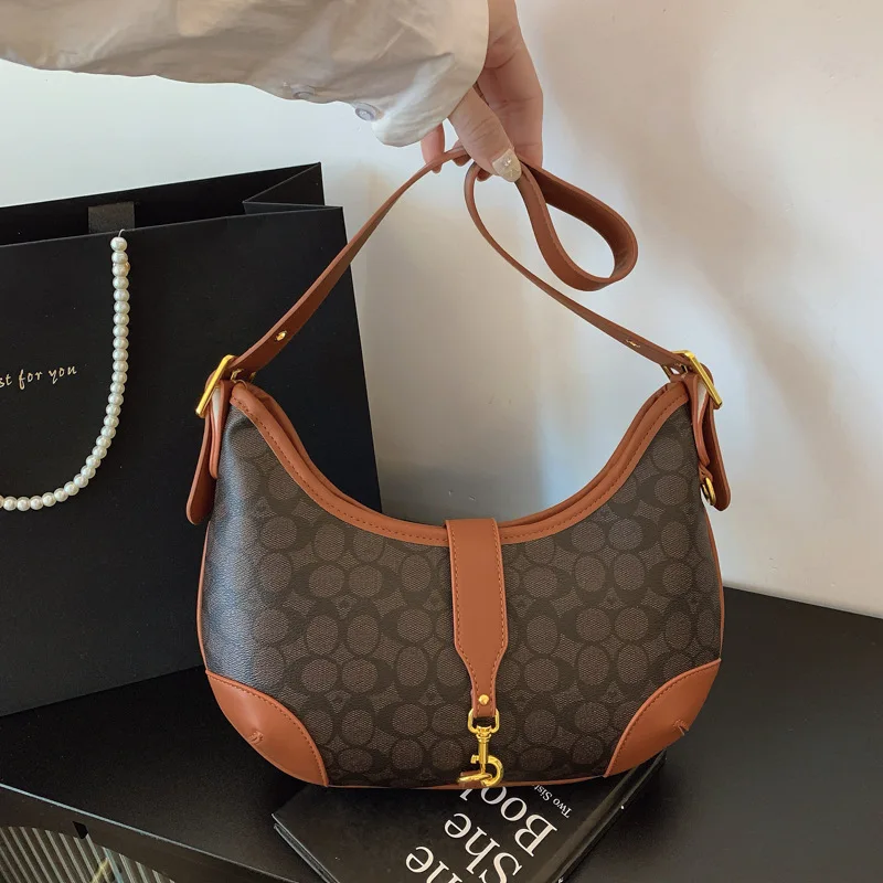 

​ ​ Винтажная сумка для подмышек формата А/Вт, вместительная женская сумка через плечо, сумка премиум-класса «день-ночь»