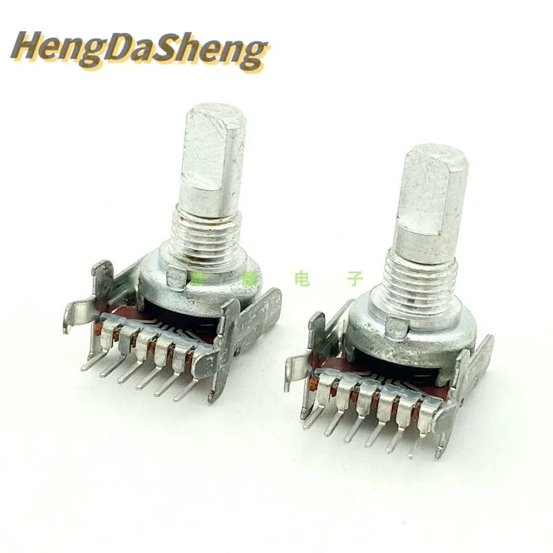 2Pcs/Lot RV12 A50K Single Row 6-pin Speaker Amplifier, Audio Recorder, Radio Volume Adjustment Potentiometer