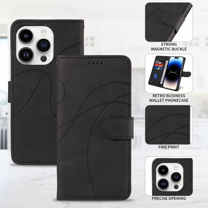 Fundas For Realme GT 6 6T Neo 6 SE GT6 Case Flip Wallet Leather Card Book Coque for Oppo A18 A38 A58 A60 4G A78 A98 A79 5G Cover