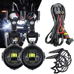 Upgrade Brighter LED Lights For BMW R1200GS F800GS F700GS F650 K1600 Motorcycle fog light Auxiliary Lights 40W 6000K