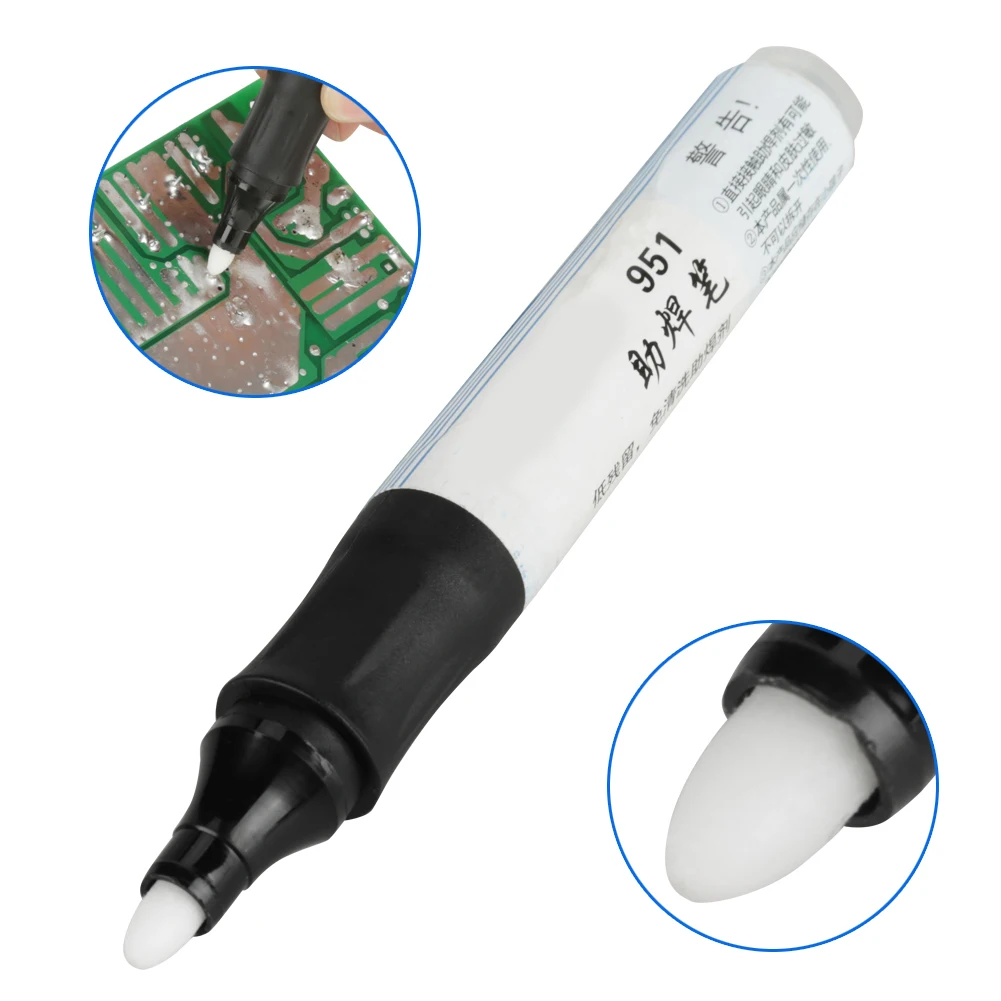 1pc 13cm 951 Soldering Rosin Flux Pen Low Solids Non clean Solder for Solar Cell Panel