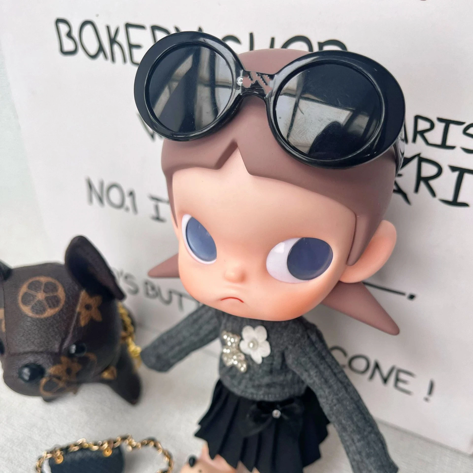 Only clothes no dolls for one-eighth movable zsiga Sister Ga Zi's baby Dress Set Light Luxury Playful and cute pleated Skirt set