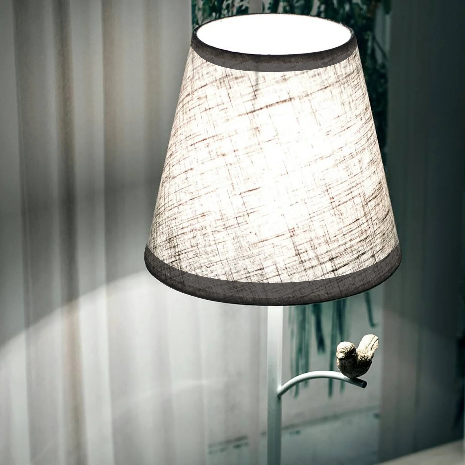 

Self-Adhesive Cloth Lampshade Edging Tape Premium Durable Easy Replace Light Cover Banding Strip Home Decoration