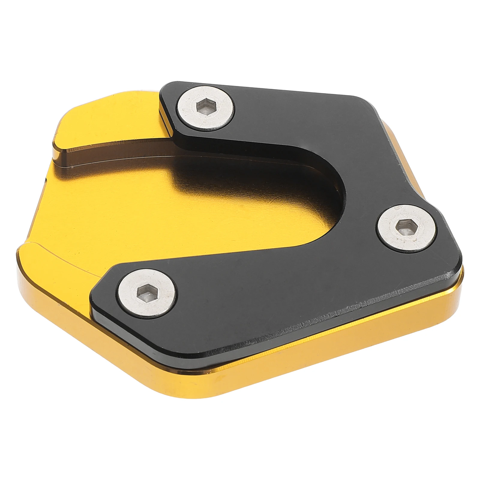 

Aluminum Alloy Motorcycle Kickstand Pads Wide Support Plate Weather Resistant Anti Motorbike Side Stand for Grass