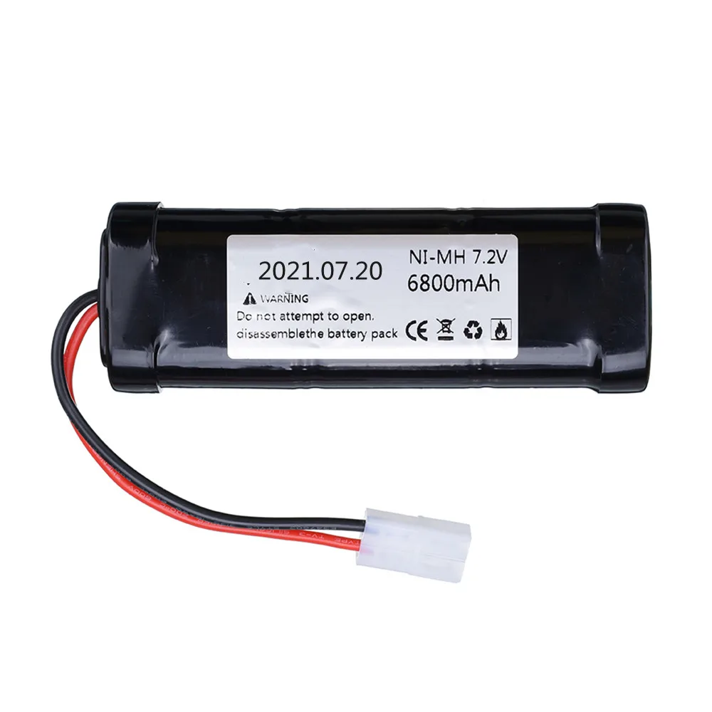 7.2V 6800mAh Oplaadbare 7.2V Ni-Mh Batterij Tamiya Plug Hoge Capaciteit SC * 6 Cellen voor RC Controle Auto Speelgoed Batterij - afbeelding 1