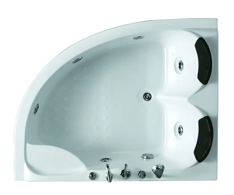 

Luxury 2-Person Freestanding Modern Bathrooms Whirlpool Spa Tub Custom Massage Features with Hot Soaking Drainer Accessory