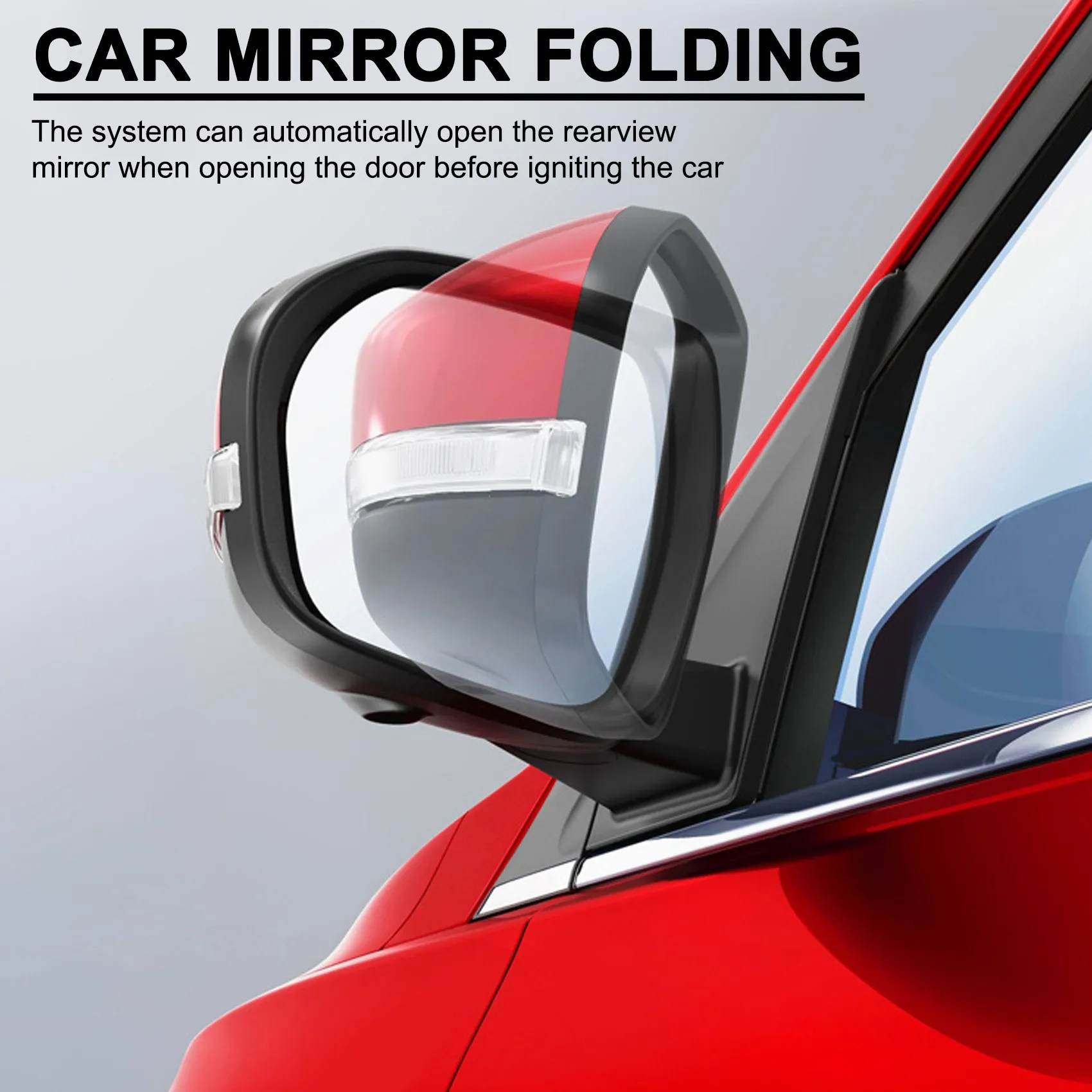 Universal Auto Fold/Unfold Side Rear View Mirror Folding Closer System Modules For All Car Eco-Friendly