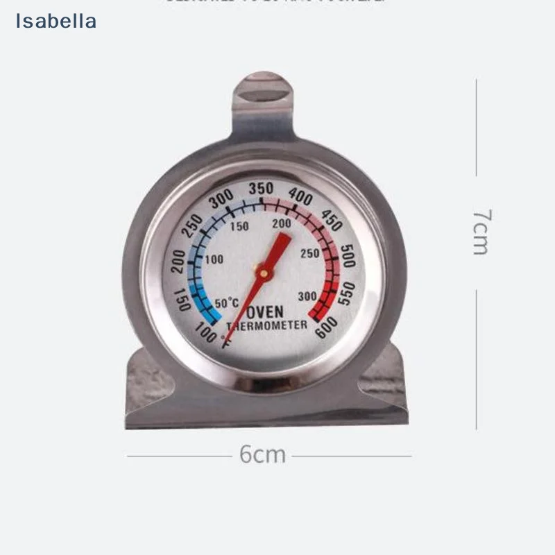 ♩Kitchen Tools 300°C Stainless Oven Thermograph Mini Dial Stand Up Temperature Meter BBQ Thermograph Household Oven Cookware