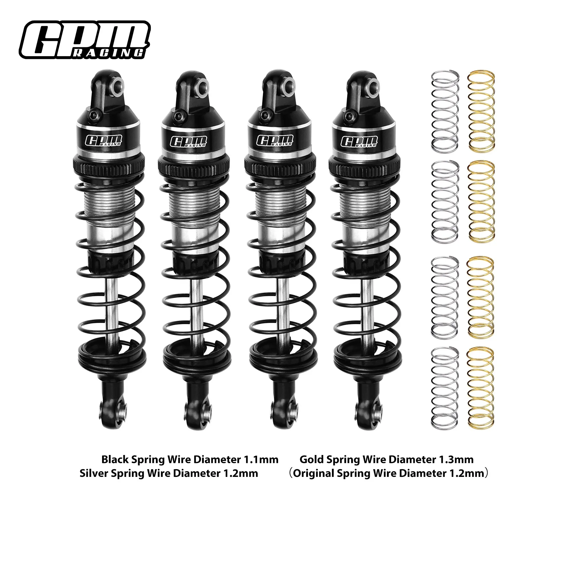 

GPM Front and Rear Adjustable Shock 87mm for Traxxas Mini Maxx