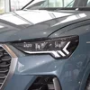 Audi Q3 2020-2023 용 자동차 전면 램프 어셈블리 업그레이드 높은 구성 LED 자동 매트릭스 헤드 라이트 듀얼 프로젝터 렌즈 액세서리 2