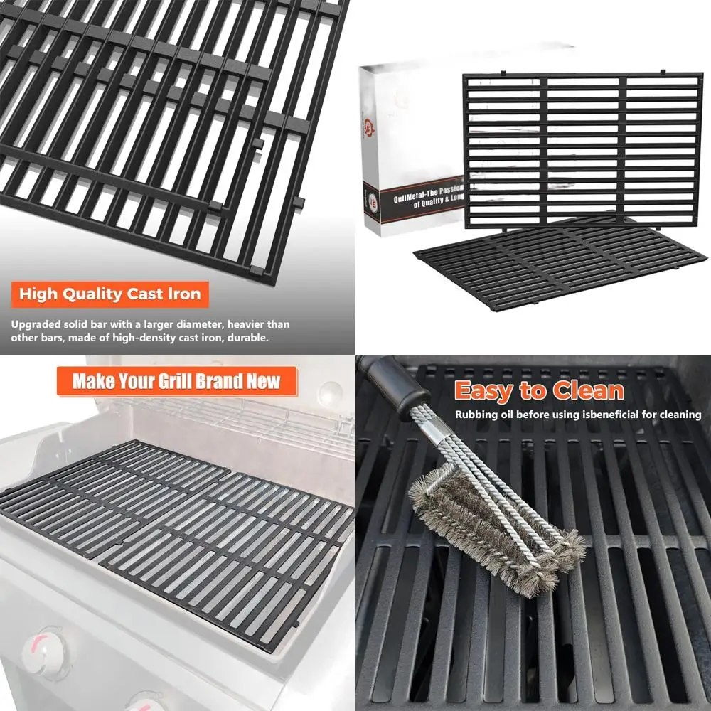 

Решетки для гриля Genesis II 300/LX 300 Series, E&S 310-340, 18.75, чугунные, запасные части