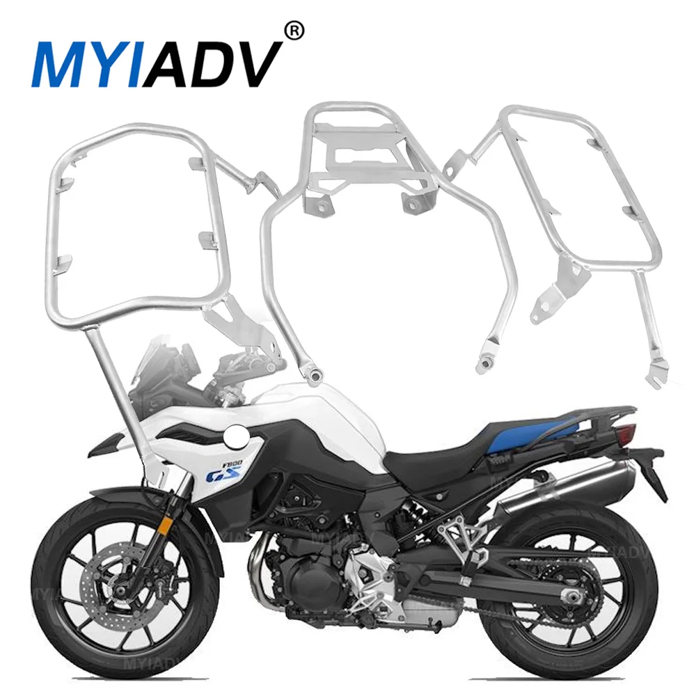 

For BMW F800GS F 800 F800 GS 2024-ON Motorcycle Luggage Rack Pannier Rack Top Tail Case Topcase Saddlebag Box Suitcase Bracket