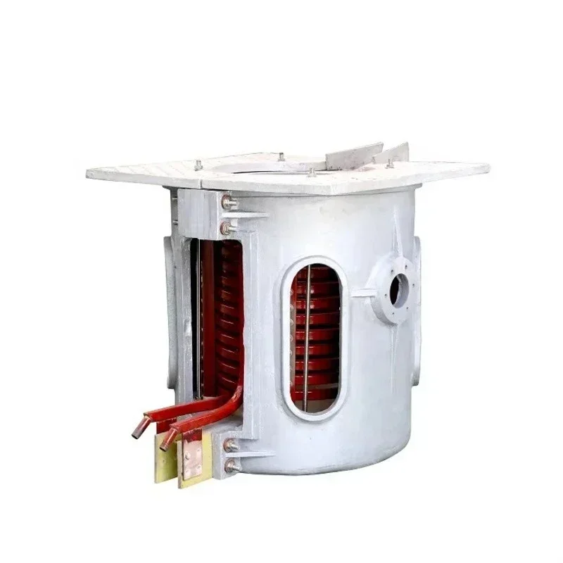 Cast Pot Induction Hine Steel Scrap Metal Industrial Smelting Iron Induct Melt Furnace