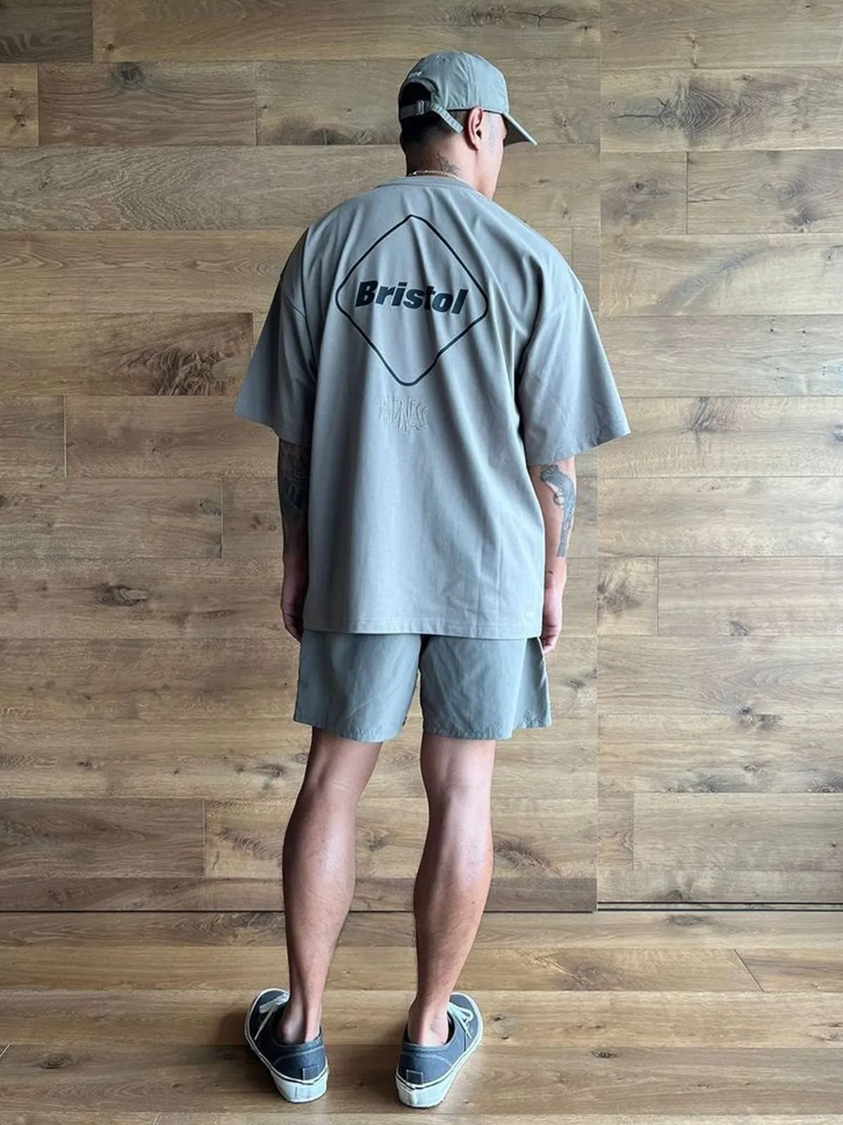 MADNESS X FCRB Summer Sports Shorts Short Sleeve T-Shirt