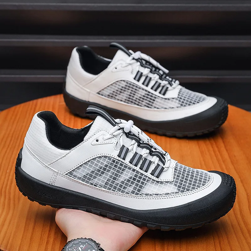 Carbon Plate Men Running Shoes Trendy Air-cushion Breathable Non Slip Sneakers Men Outdoor Hiking Racing Sports Shoes Zapatillas
