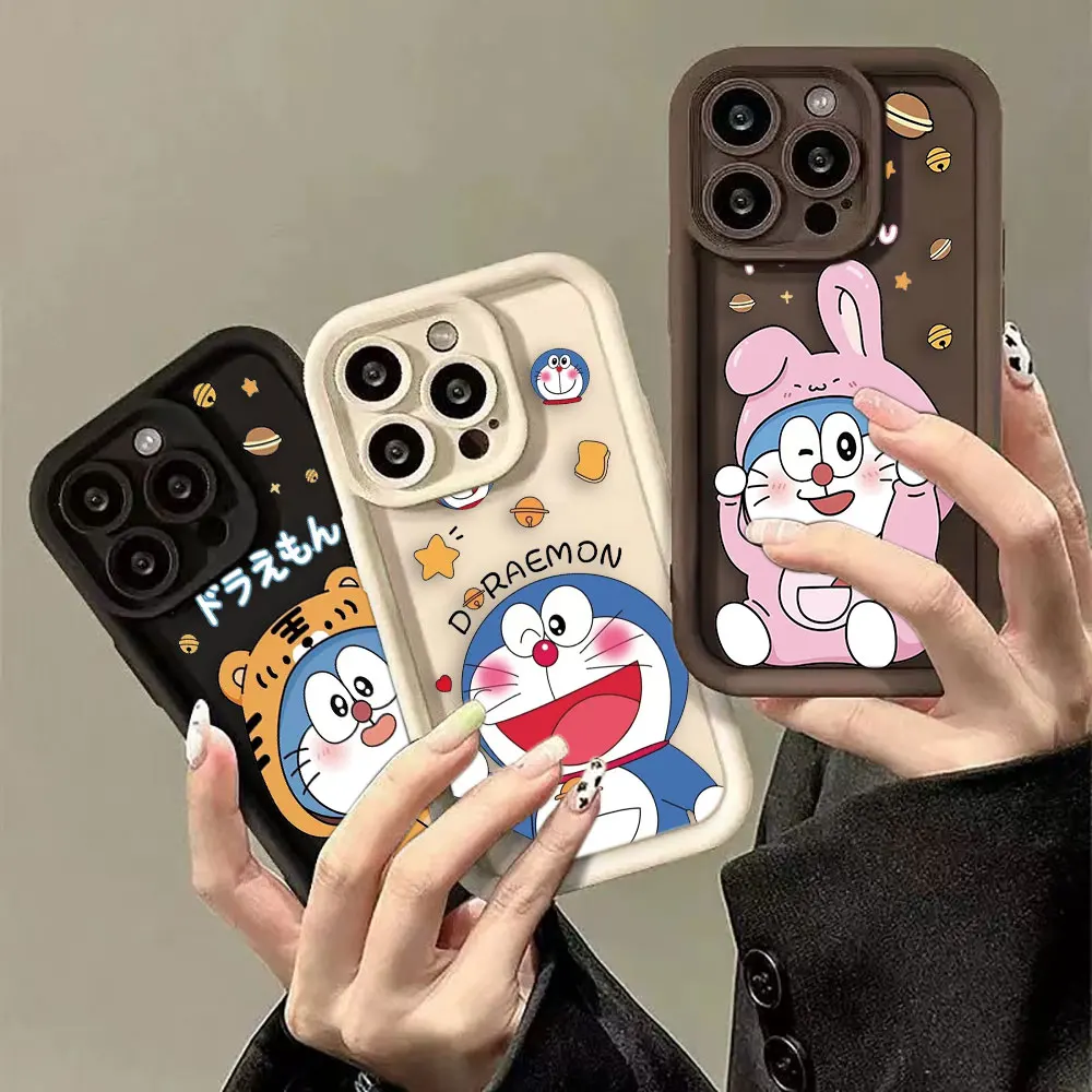 Cartoon D-Doraemon Robot Cat Phone Case For Samsung A13 A20S A21S A23 A24 A25 A30 A31 A32 A33 A34 A35 A50 A51 A52 A53 4G 5G Case