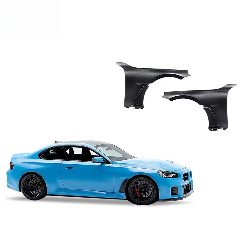 M2 G87 N-TYPE Carbon Fiber Black Fenders & Side Panel Mudguard-100% Fitment 1 Year Warranty Retrofit/Upgrade