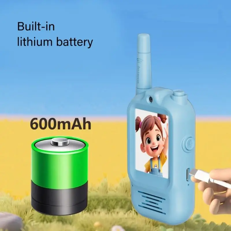 يقدم راديو الأطفال ذو الاتجاهين تصميمًا كرتونيًا لبطاريات ممتدة العمر وتشغيلًا سهلاً للتخييم المدرسي والأسرة A2UB