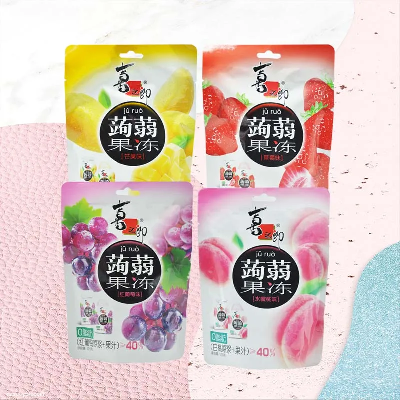 Kizhilang Konjac Jelly 4.24oz(120g)*2 عبوة جيلي فواكه، طعام منعش، وجبات خفيفة للأطفال، وجبات خفيفة تحب الجميع تناول الطعام #1