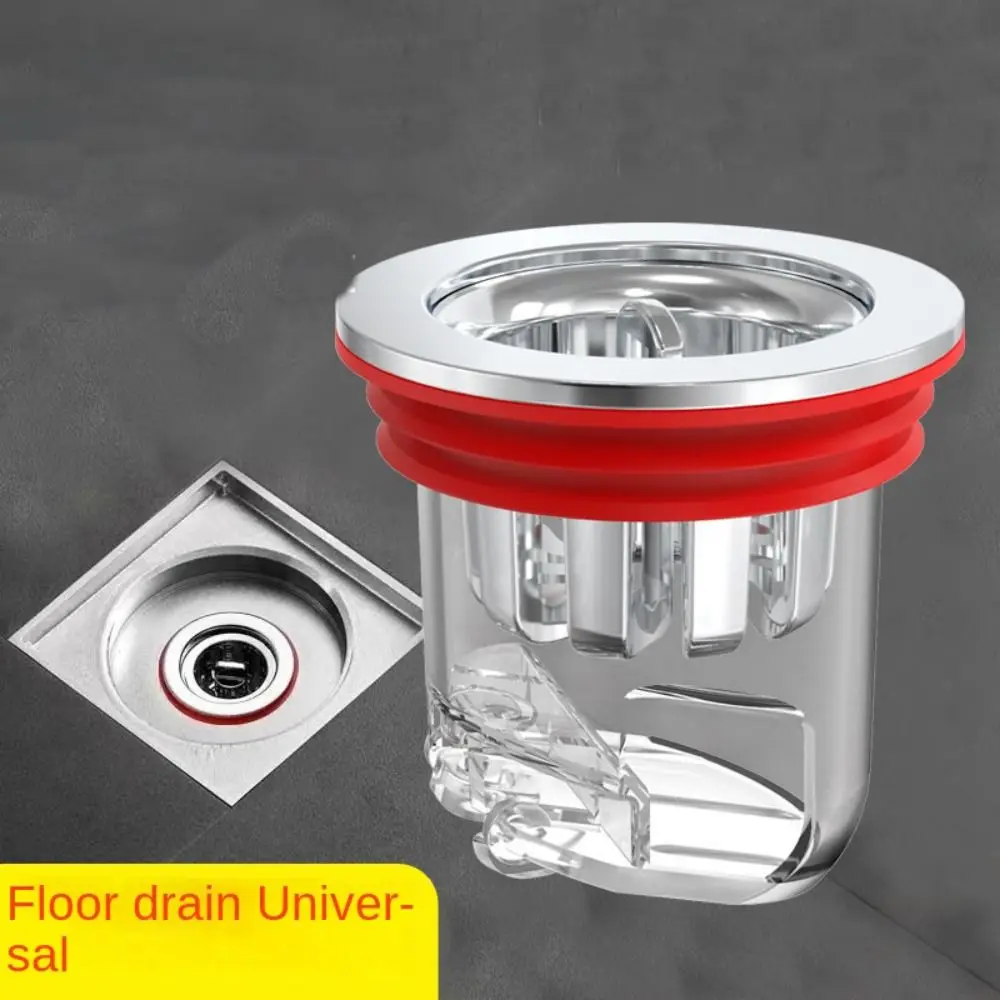 New Creative Floor Drain Anti Odor Insect Prevention Drain Cover Colander Removable Shower Drainer Kitchen Bathroom Accessories