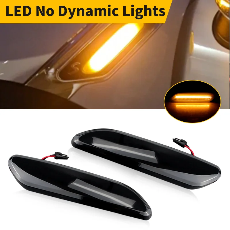 2Pcs No Error Canbus LED Turn Signal Light For Mini Cooper R60 R61 Countryman Paceman Side Marker Dynamic Blinker Indicator Lamp