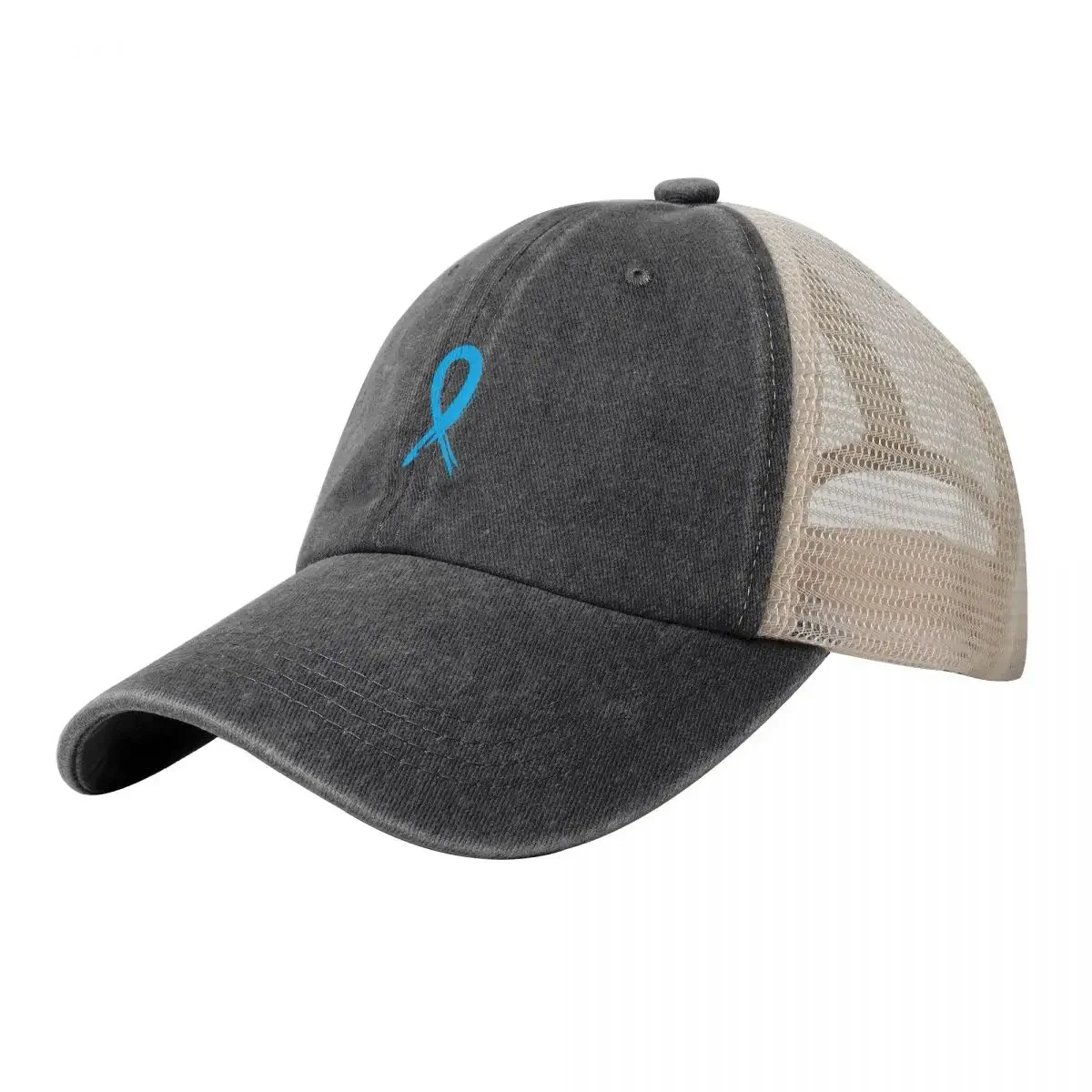 Prostate Cancer Ribbon, Blue Ribbon, Prostate Cancer Baseball Cap Designer Hat Hat Man Luxury For Men Women's