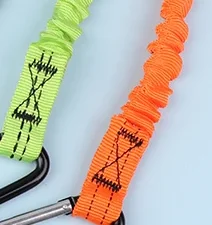 المهنية على ارتفاعات عالية واقية السلامة مطاطا عازلة حلقة تسلق حبل حامي