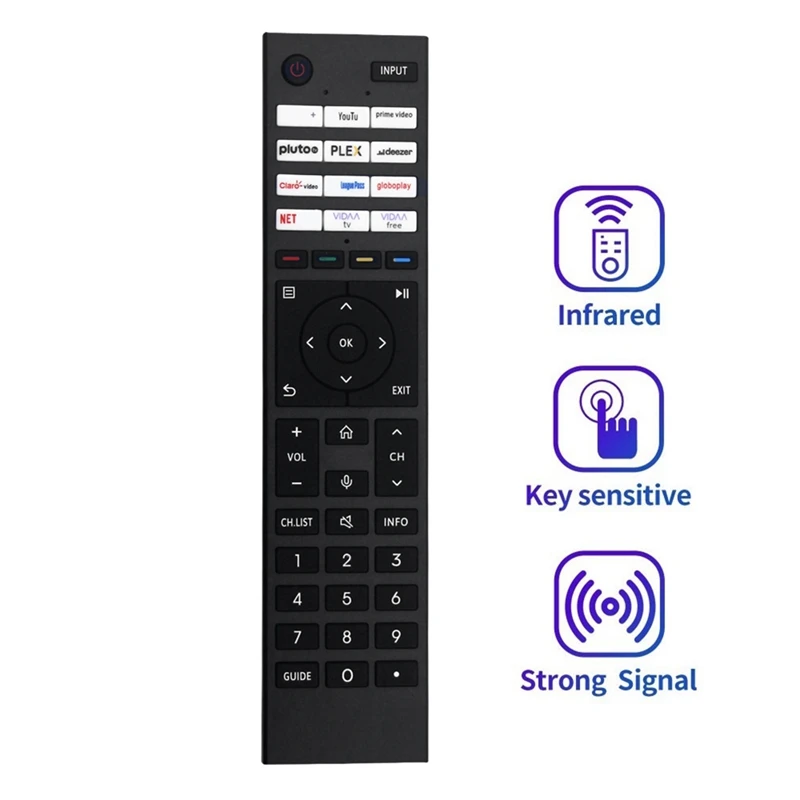東芝の交換用リモコン,スマート,4K,Android, LED TV, CT-95051