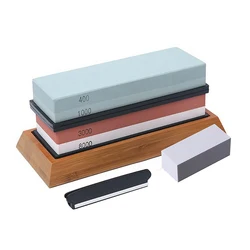 1pcs Knife Sharpening Stone, Kitchen Sharpening Stone, Double Sided Oil Stone Strip, Household Knives Tools