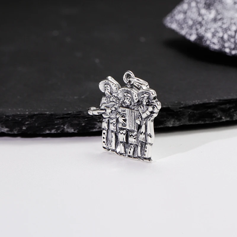 قلادة S925 James Avery Music Team Charm، سوار DIY، قلادة تتطابق بحرية