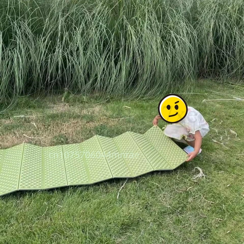 Outdoor Camping Portable Sleeping Mat Single Person Thick IXPE Mat Aluminum Film Folding Egg Nest Moisture-proof Waterproof Mat