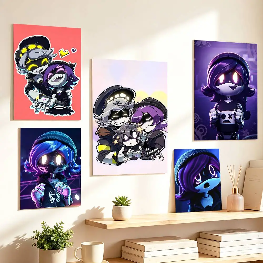 Sci-Fi Animation M-Murder Drones   Poster HD Self Adhesive Waterproof Wall Art Ideal for Home Office Dorm Gift
