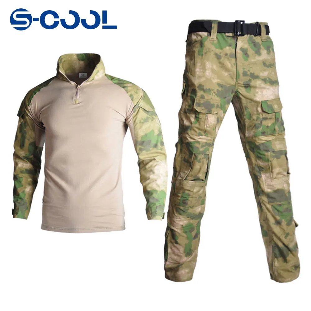 

Hunting Clothes Men Camouflage Suit T-shirt Pants Hiking Clothing