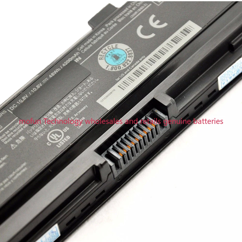 

Оригинальный аккумулятор для ноутбука PA5109U-1BRS 10,8 В 48 Втч для Toshiba Satellite C50 C55 L70 S70