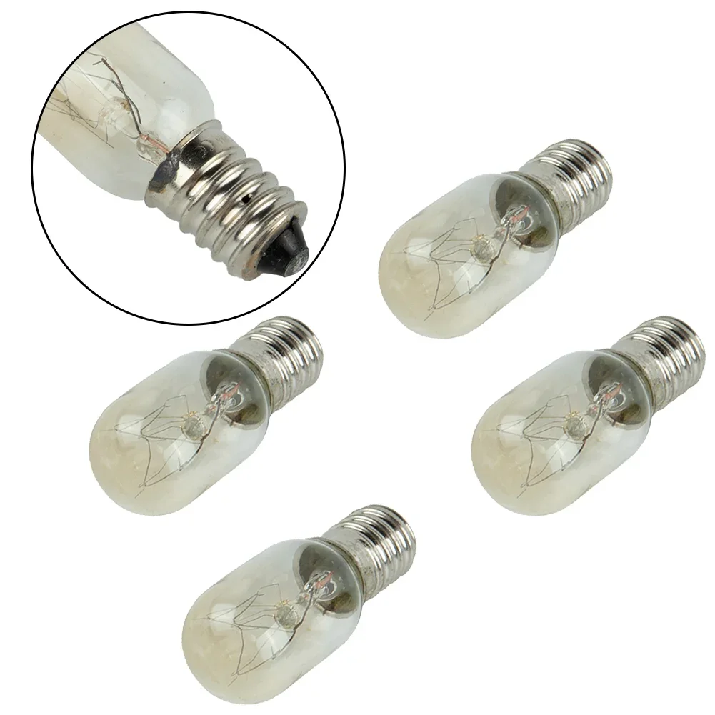 Lámpara de sal E14 de 1/4/8 piezas, Bombilla de globo de 15W, bombillas de 240V, reemplazo de máquinas de coser para refrigerador y horno