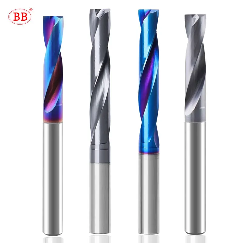 

BB Flat Bottom Drill Bit Long Length 2mm-12mm Carbide Hole Drilling Tool BK2055 BL2060