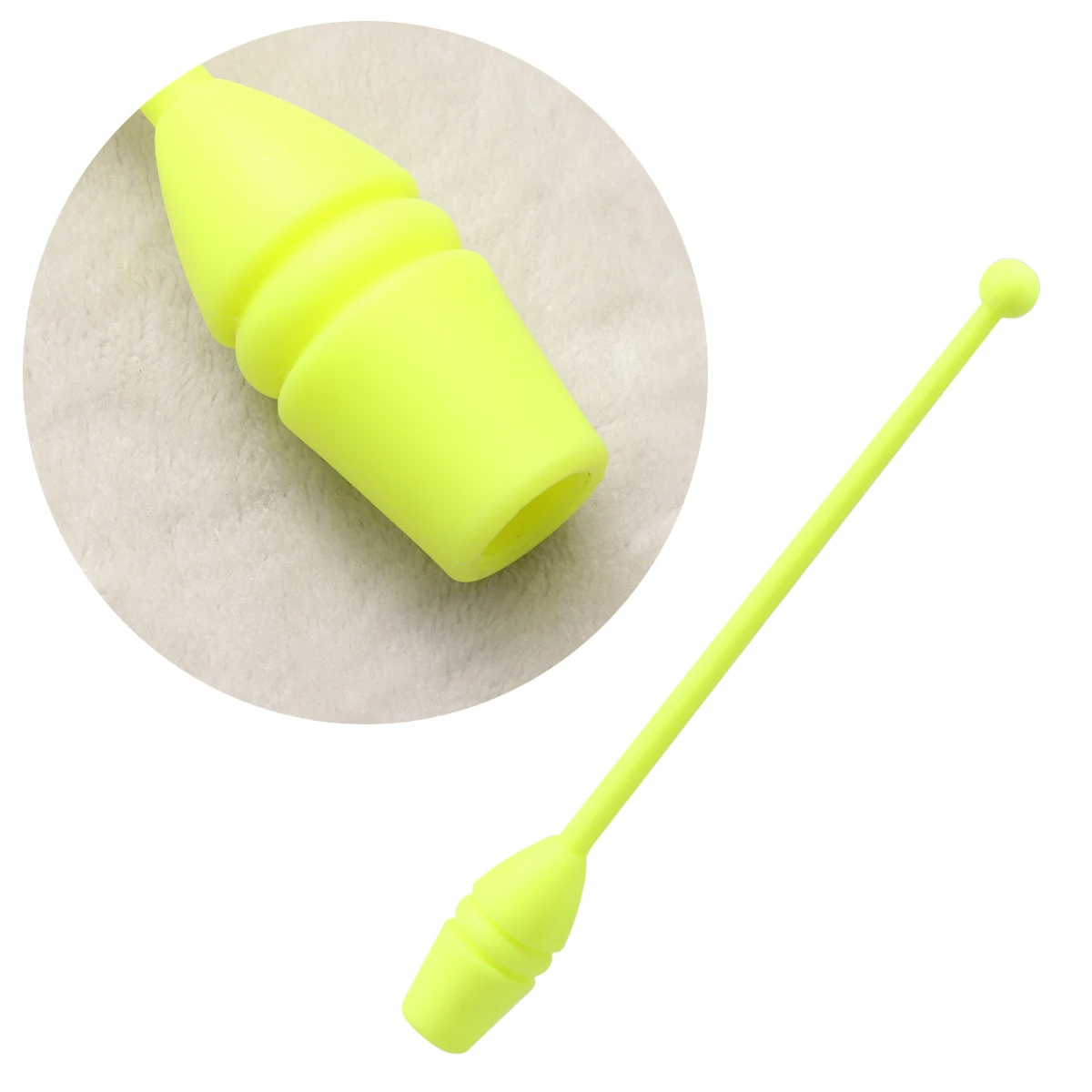 

Artistic Gymnastics Stick Fitness Equipment Soft TPR Club Head Girls Gifts Birthday Parties Rhythmic Dance Bars