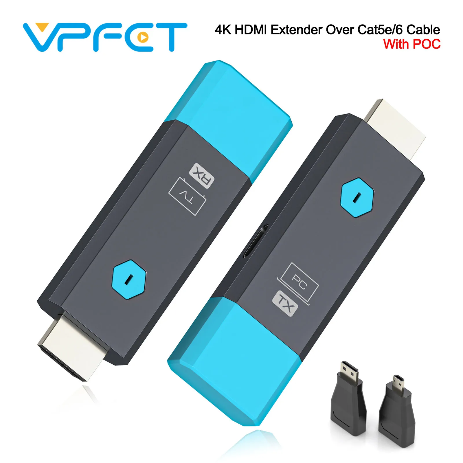 

HDMI Wireless Extender 1080P@60Hz Ultra HD Video Output HDMI Transmitter Receiver up to 328ft Plug and Play with PC TV Projector