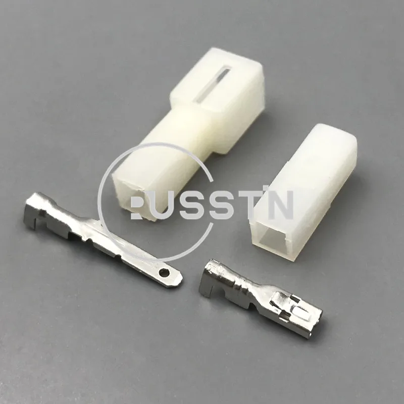 1 Set 1 Way 2.8 Series Auto Plastic Connector AC Assembly 626063 626062 Unsealed Wire Female Male Socket