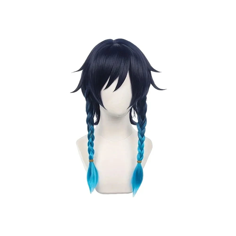 Venti Wig Genshin Impact Cosplay Wig Anime Cosplay Hair Synthetic Heat Resistant Hair Venti Cosplay